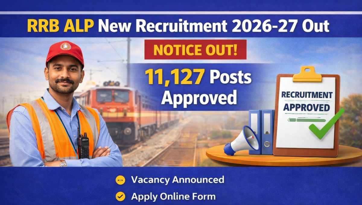 RRB ALP New Recruitment