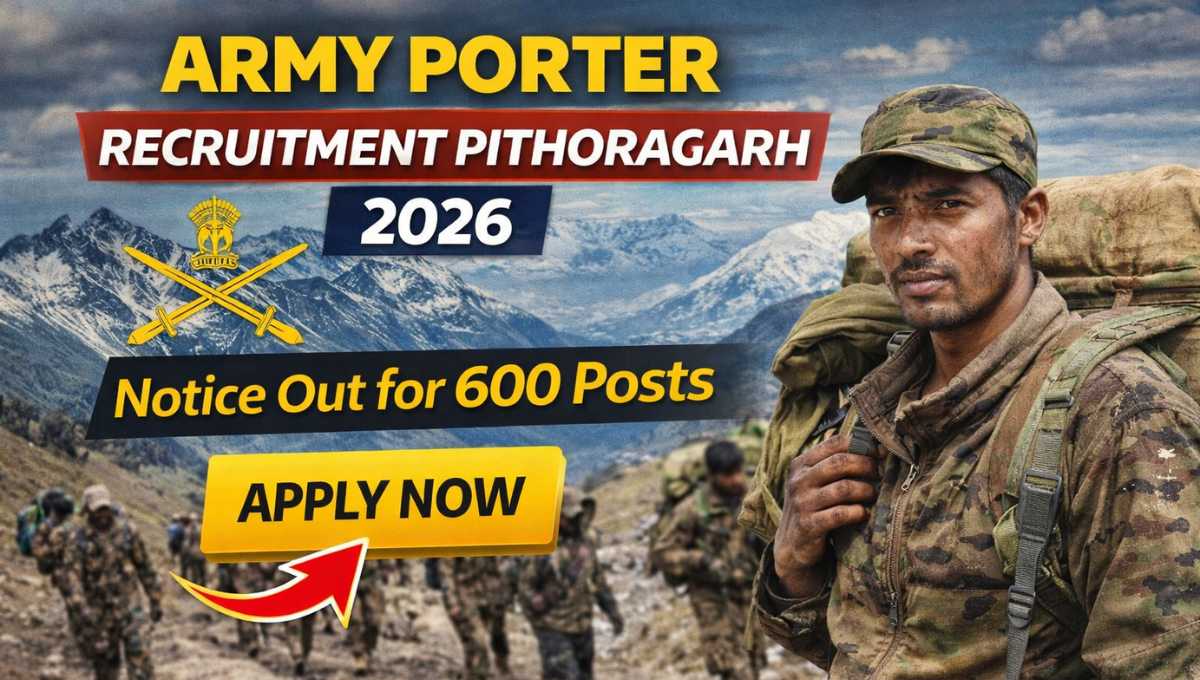Army Porter Recruitment Pithoragarh