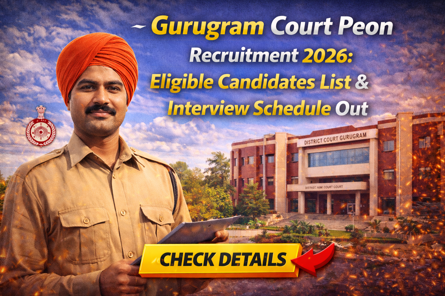 Gurugram Court Peon Recruitment 2026