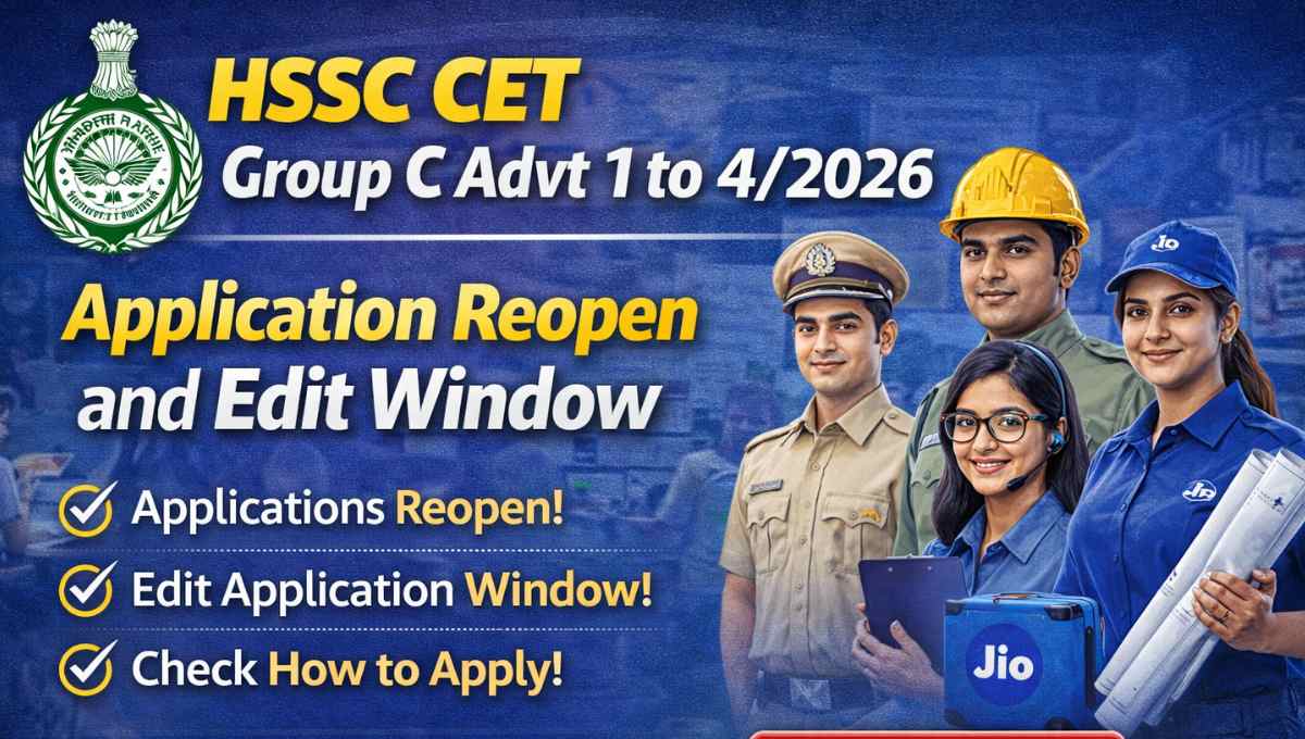 HSSC CET Group C Recruitment