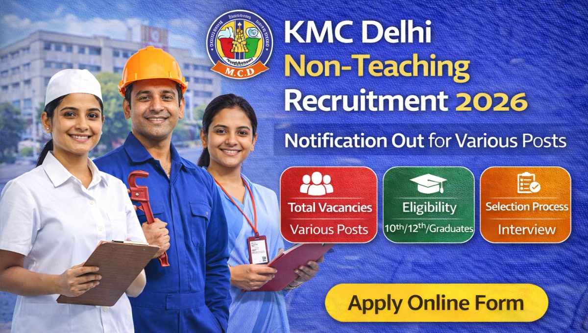 KMC Delhi Non-Teaching Recruitment