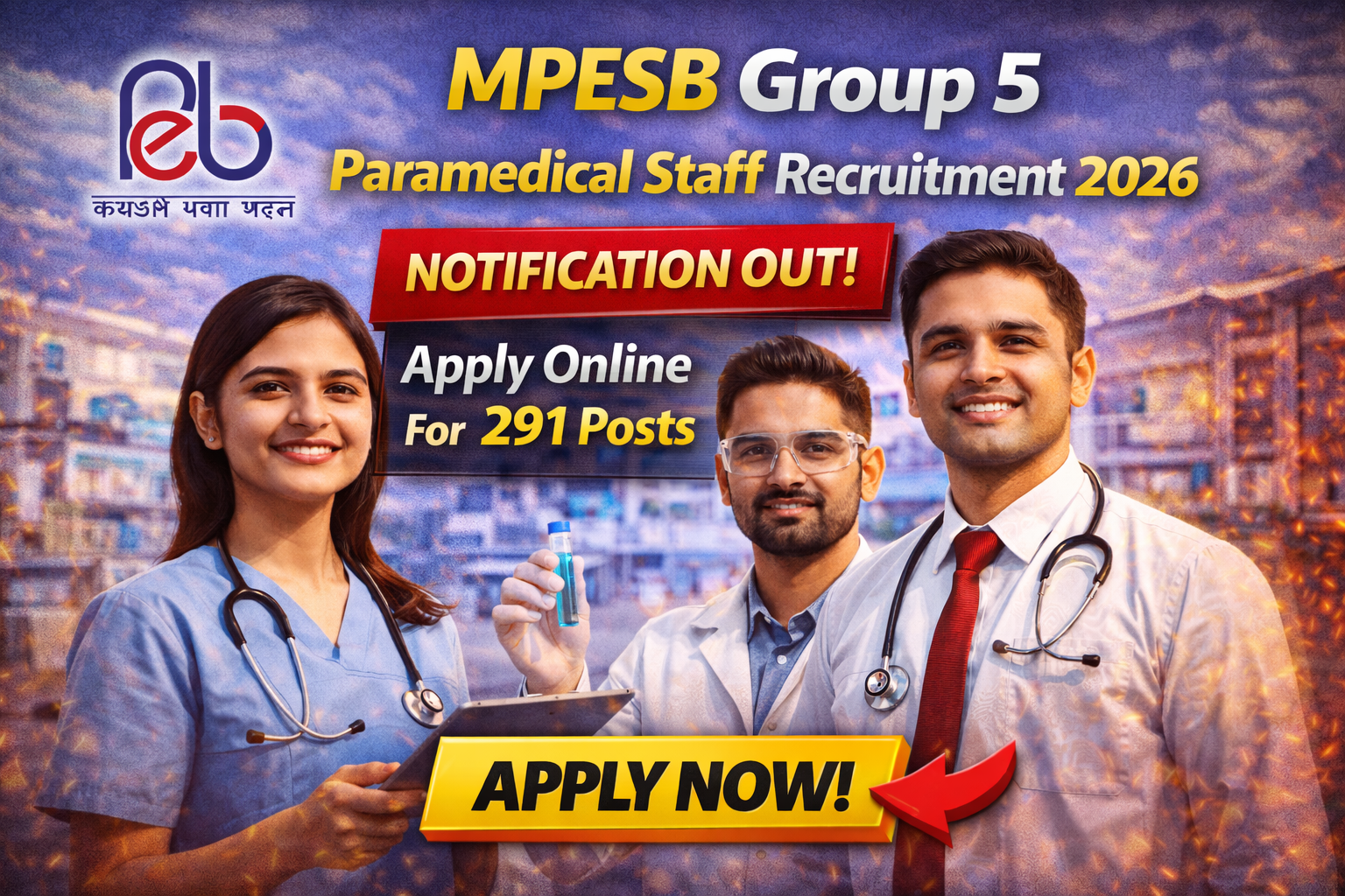 MPESB Group 5 Paramedical Staff Recruitment 2026
