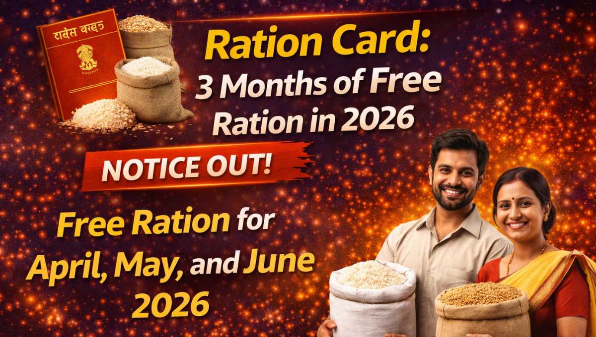 Ration Card 3 Months of Free Ration 2026 April, May, and June 2026 Major Government Announcement