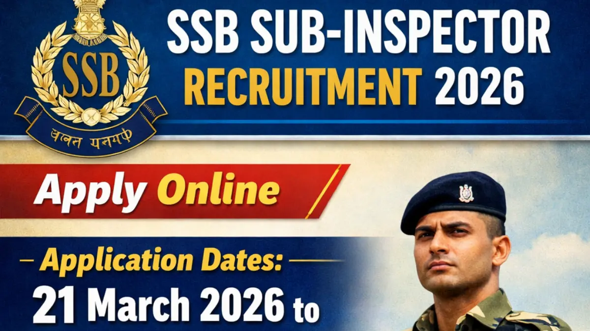 SSB Sub-Inspector Recruitment