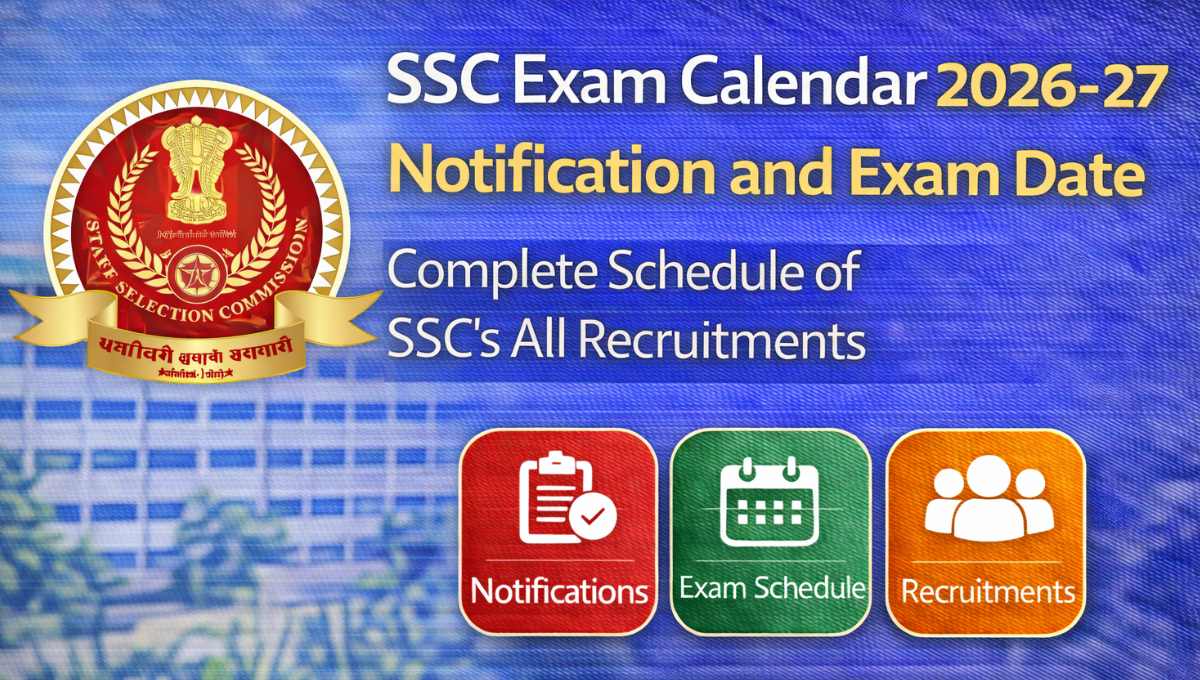 SSC Exam Calendar 2026-27