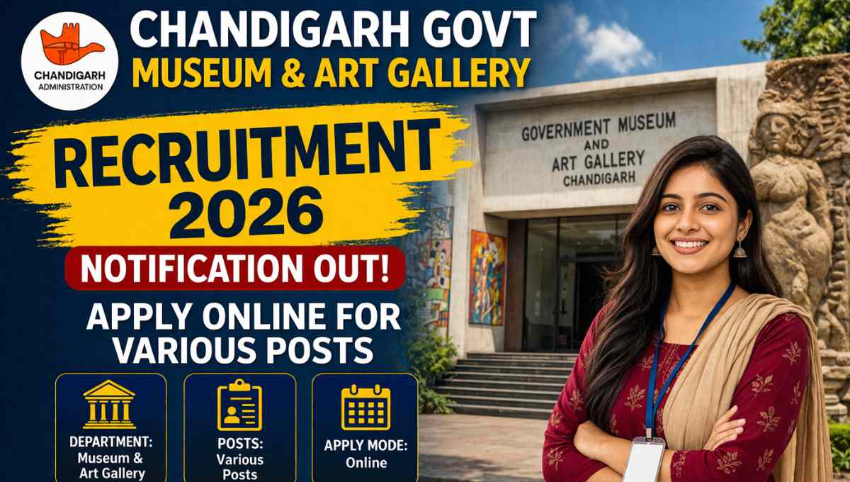 Chandigarh Govt Museum & Art Gallery Recruitment