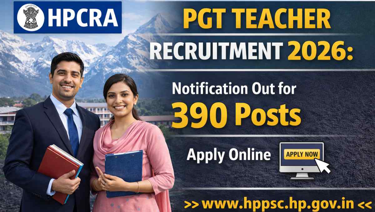 HPCRA PGT Teacher Recruitment