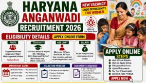 Haryana Anganwadi Recruitment 2026