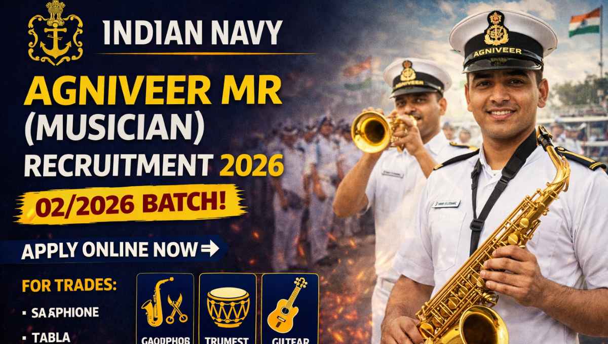 Indian Navy Agniveer MR (Musician) Recruitment