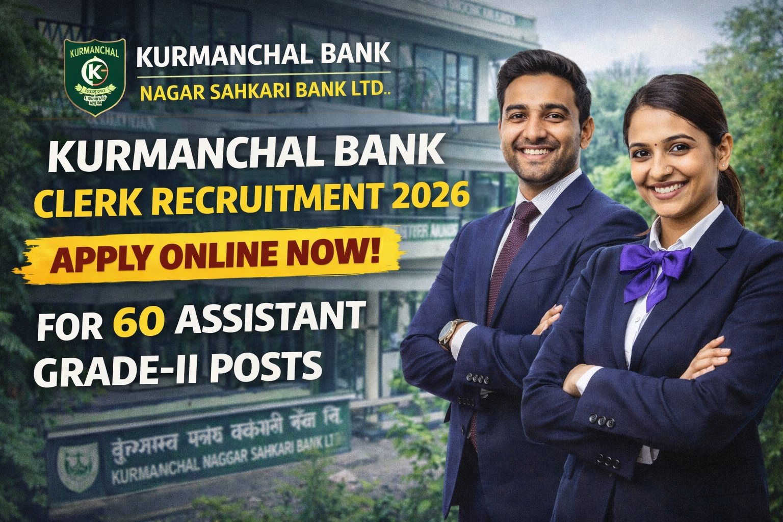 Kurmanchal Bank Clerk Recruitment 2026