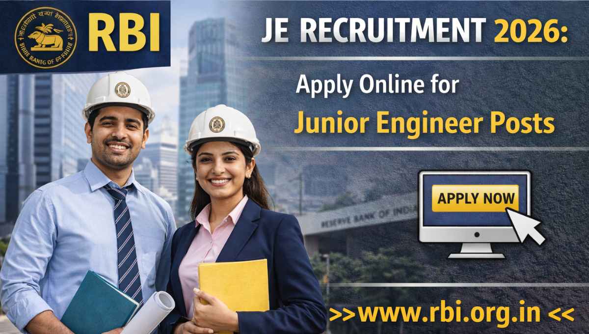 RBI JE Recruitment 2026