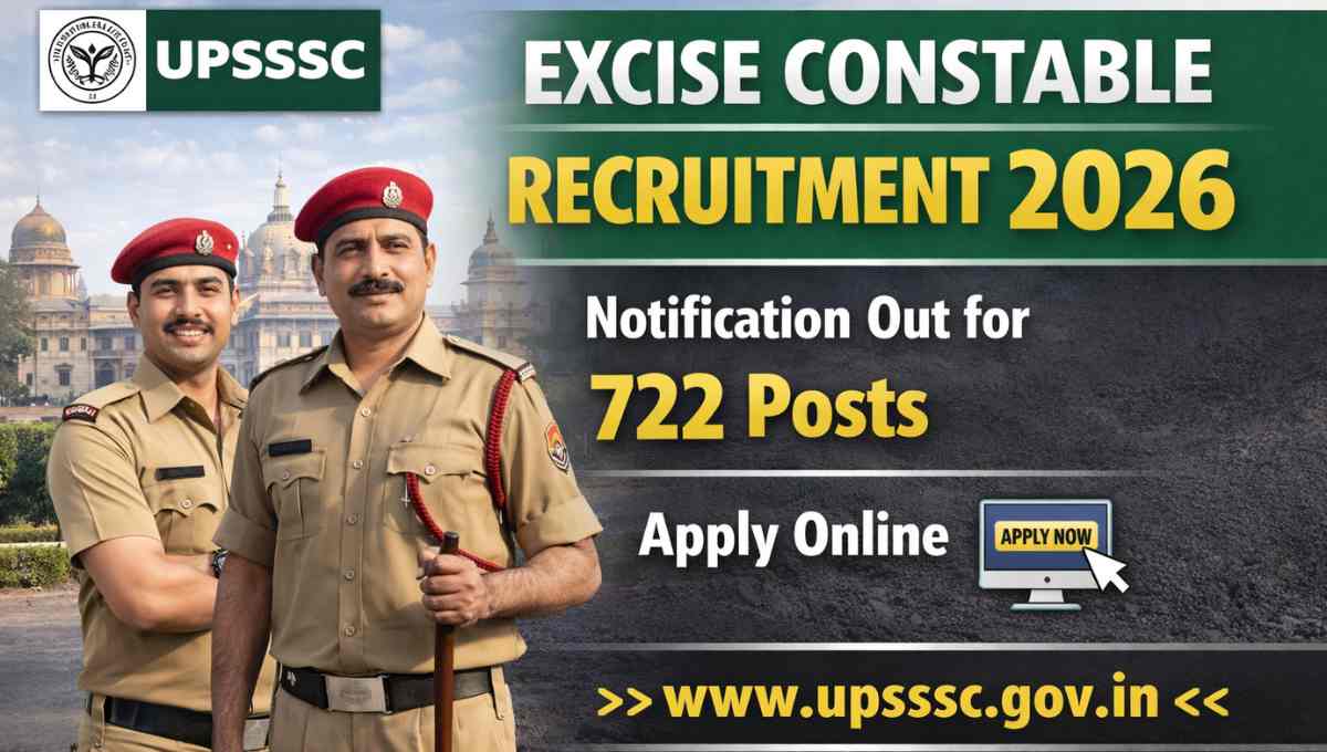UPSSSC Excise Constable Recruitment