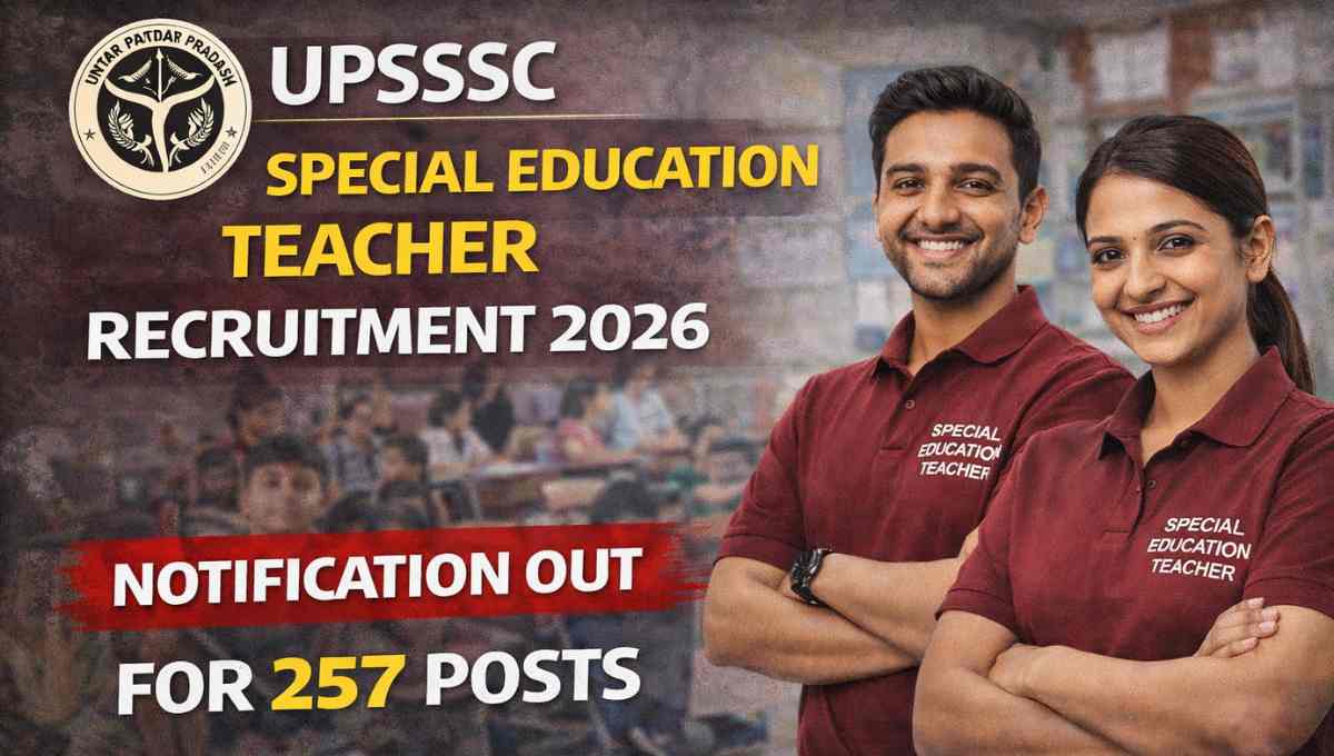 UPSSSC Special Education Teacher Recruitment