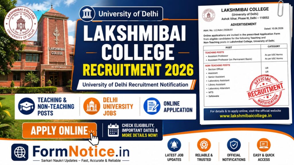 Lakshmibai College Delhi Non-Teaching Recruitment