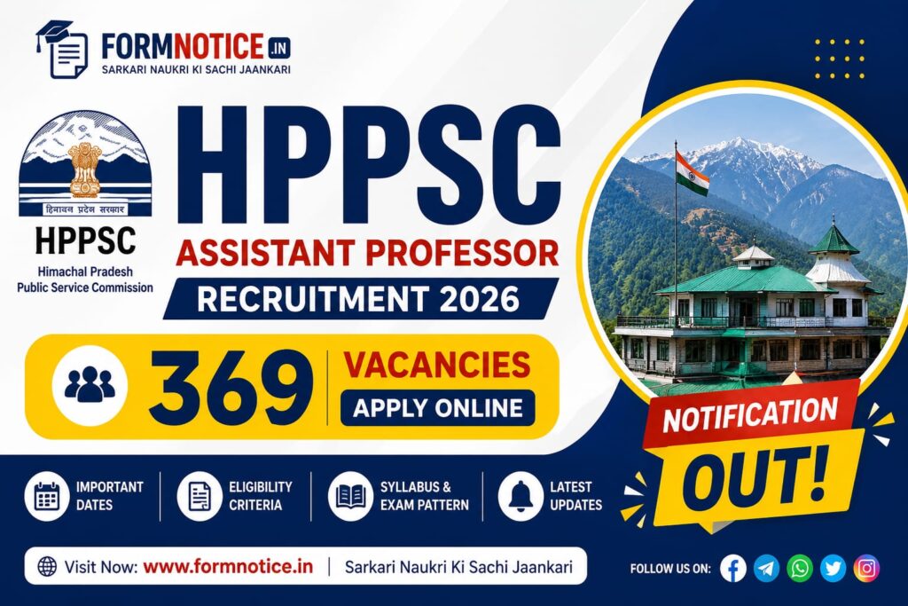 HPPSC Assistant Professor Recruitment 2026
