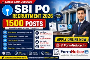 SBI PO Recruitment 2026