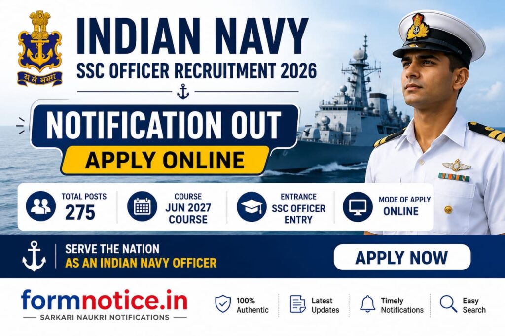 Indian Navy SSC Officer Recruitment 2026