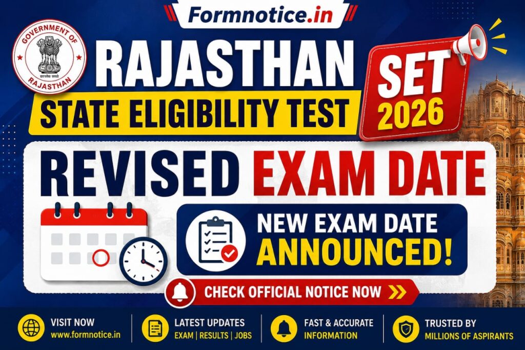 Rajasthan State Eligibility Test SET 2026