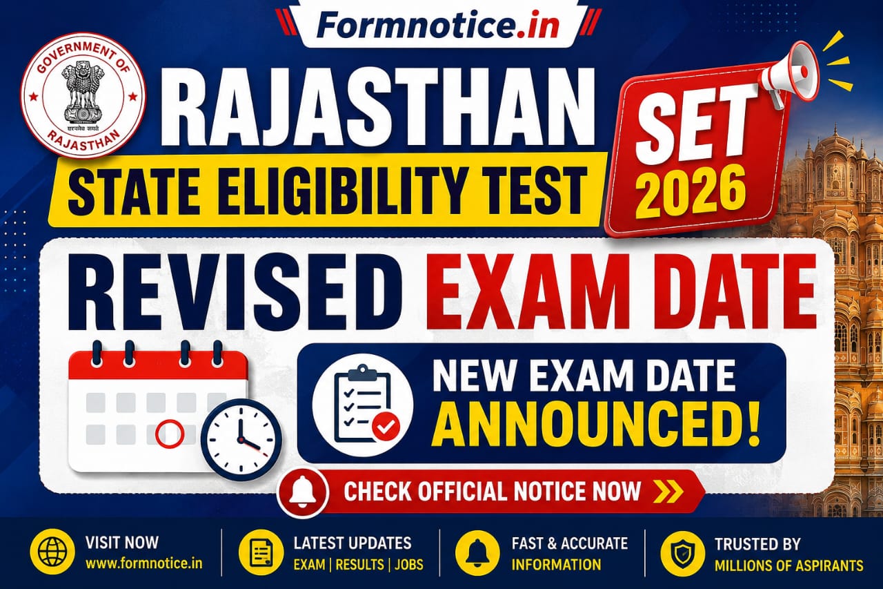 Rajasthan State Eligibility Test SET 2026