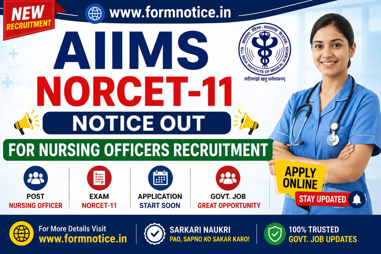 AIIMS NORCET 11 Recruitment 2026