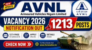 AVNL Recruitment 2026