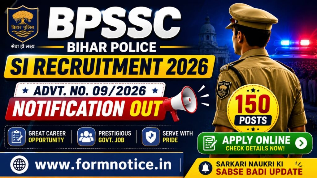 BPSSC Bihar Police SI Recruitment 2026 Notification OUT & Apply Online 1 BPSSC Bihar Police SI Recruitment 2026
