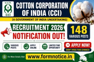 Cotton Corporation of India Recruitment 2026