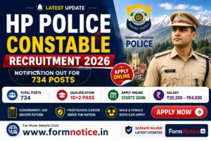 HP Police Constable Recruitment 2026