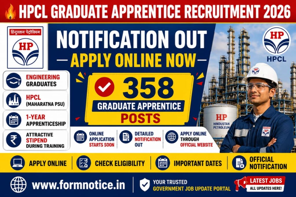 HPCL Graduate Apprentice Recruitment 2026