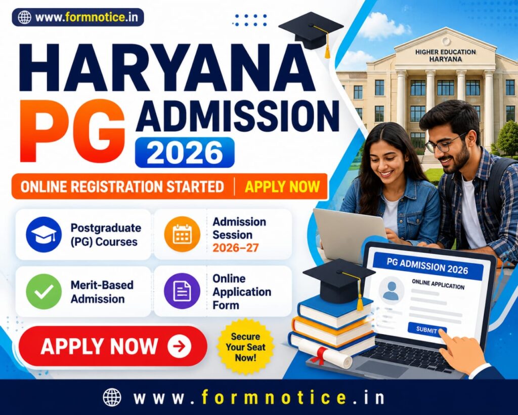 Haryana PG Admission 2026