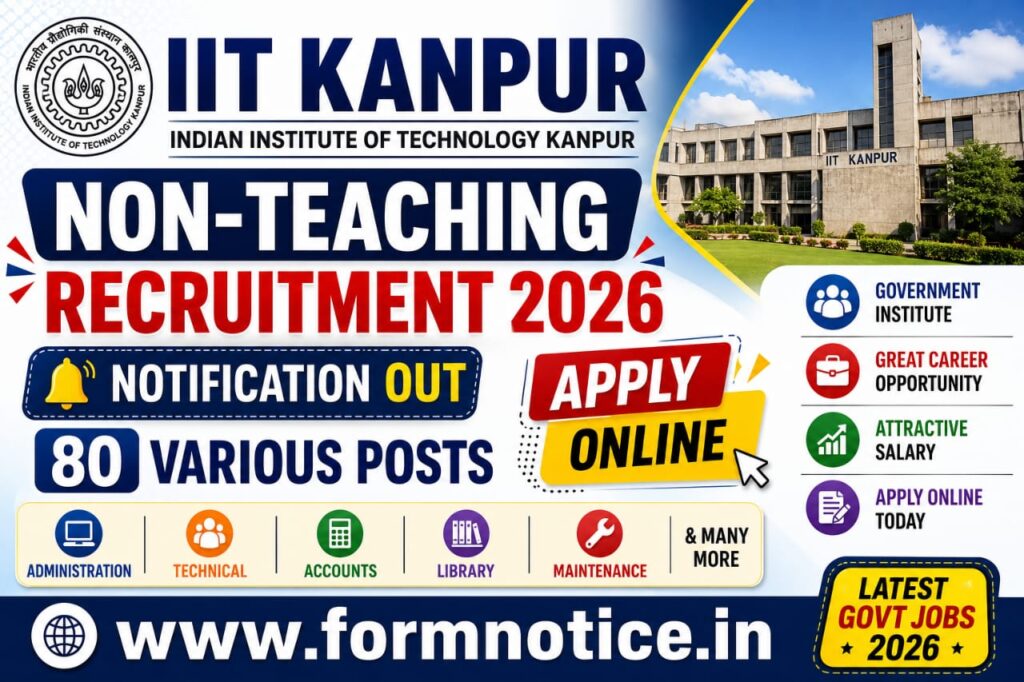 IIT Kanpur Non-Teaching Recruitment 2026