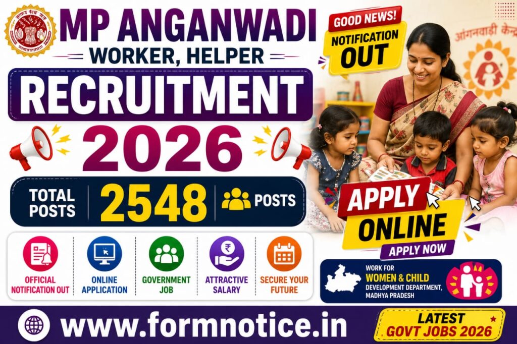 MP Anganwadi Recruitment 2026