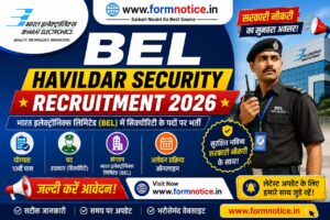 BEL Havildar Security Guard Recruitment 2026