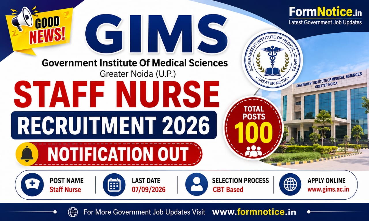 GIMS Staff Nurse Recruitment 2026