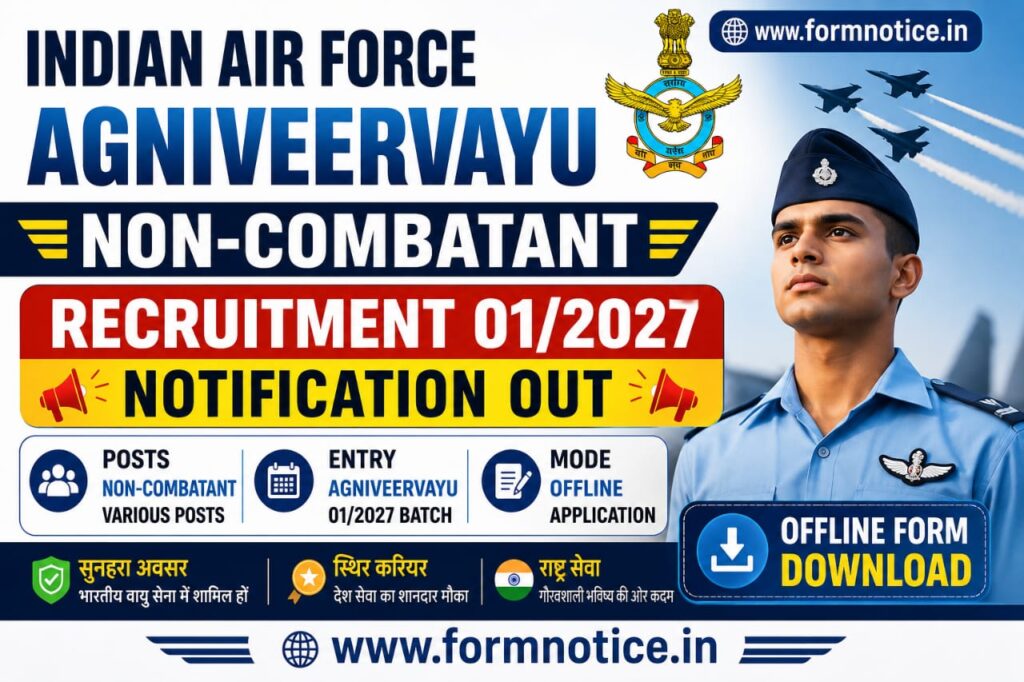 IAF Agniveervayu Non- Combatant Recruitment 01/2027