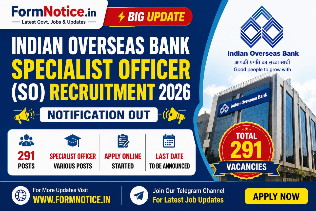 IOB Bank SO Recruitment 2026