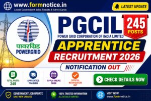 PGCIL Apprentice Recruitment 2026