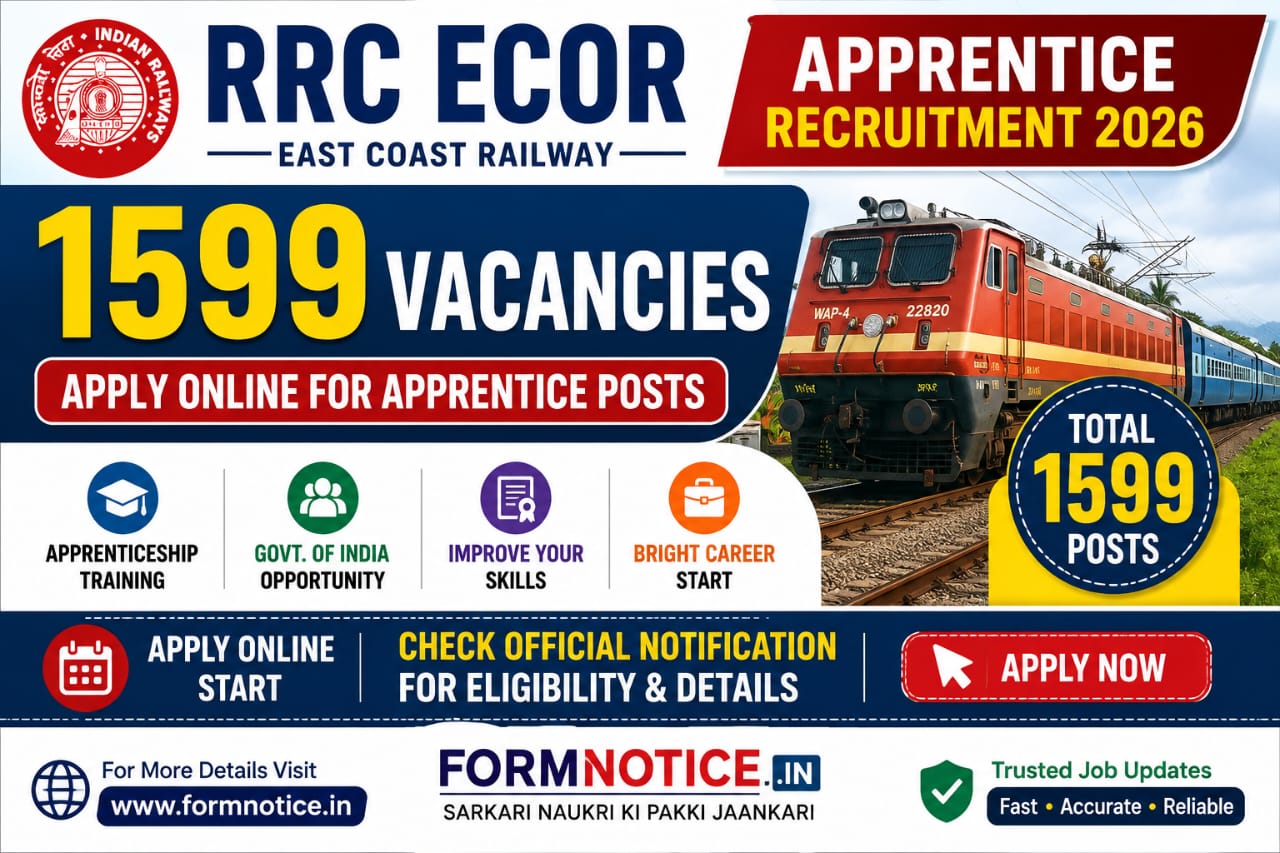 RRC ECOR Apprentice Recruitment 2026