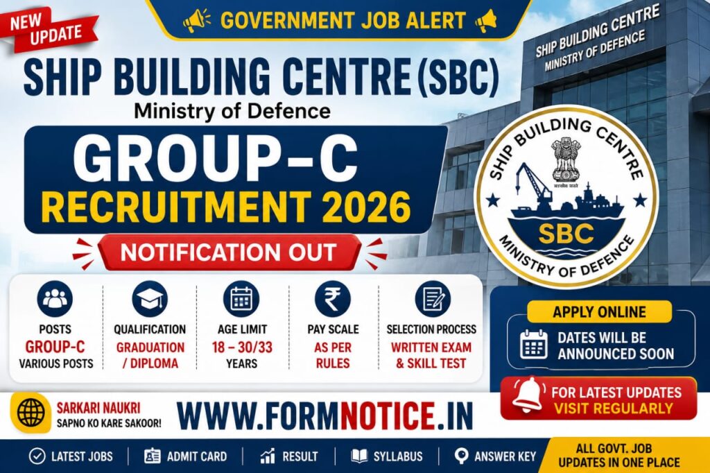 SBC Group C Recruitment 2026 Notification OUT, Check Eligibility Details & Apply Online Form 1 SBC Group C Recruitment 2026