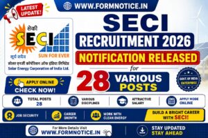 SECI Various Posts Recruitment 2026