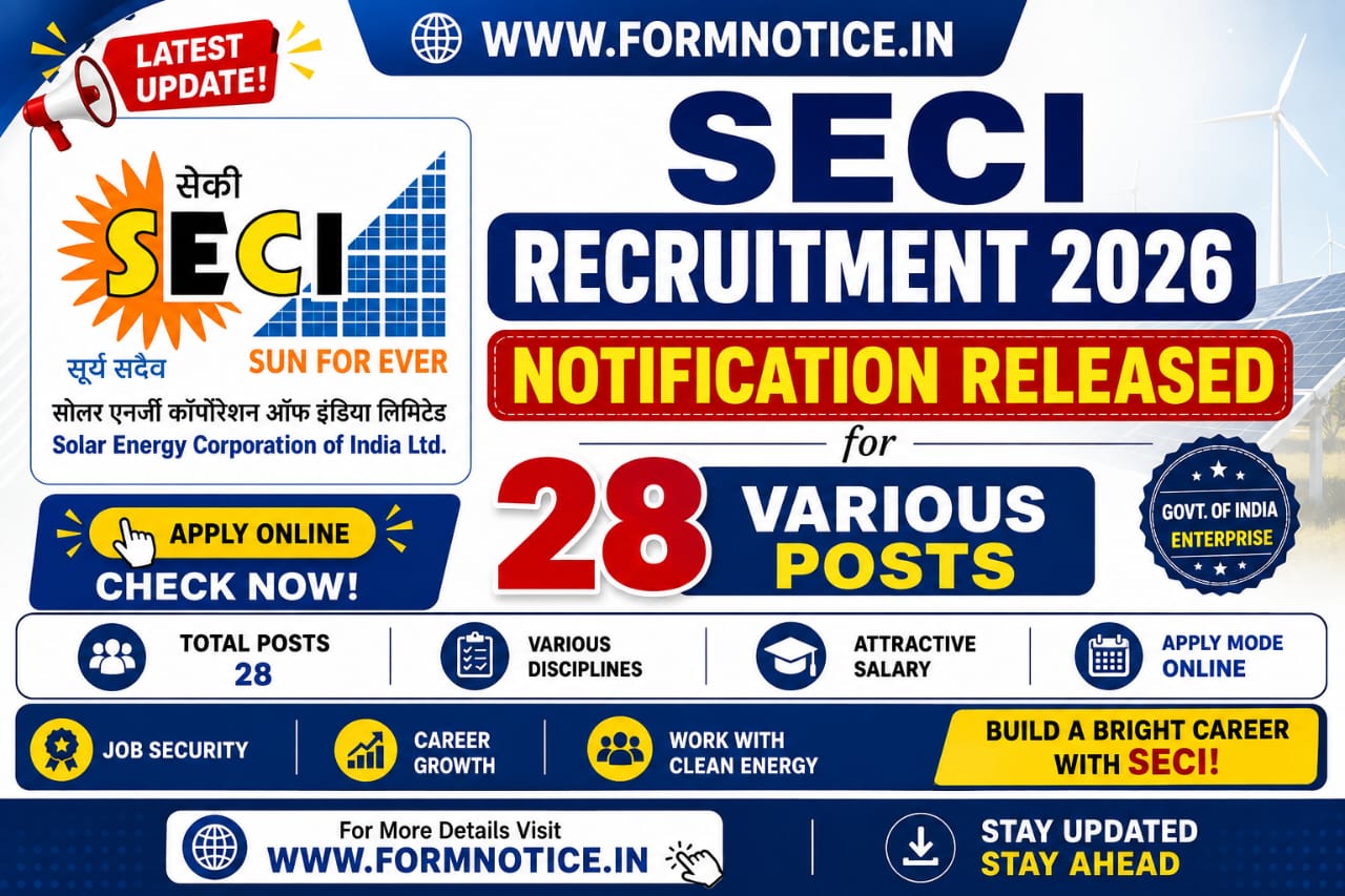 SECI Various Posts Recruitment 2026