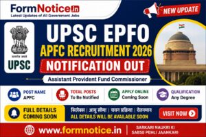 UPSC EPFO APFC Recruitment 2026