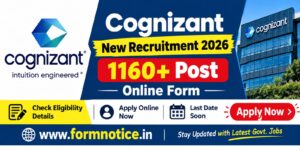 Cognizant New Recruitment 2026