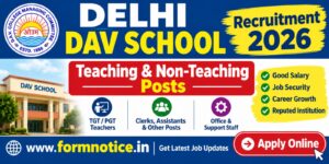 DAV School Delhi Recruitment 2026