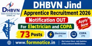 DHBVN Jind Apprentice Recruitment 2026