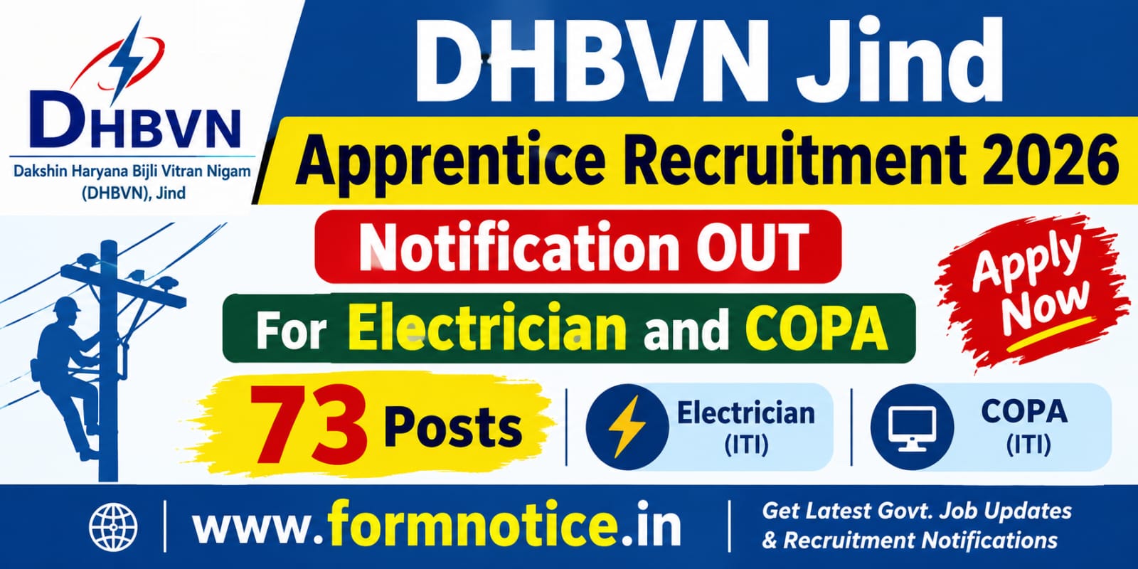 DHBVN Jind Apprentice Recruitment 2026
