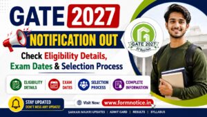 GATE 2027 Notification