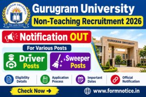 Gurugram University Non-Teaching Recruitment 2026