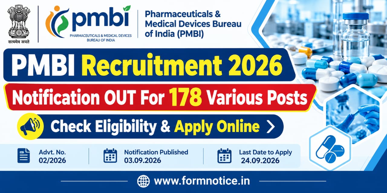 PMBI Recruitment 2026