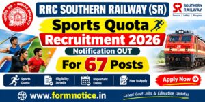 RRC SR Sports Quota Recruitment 2026